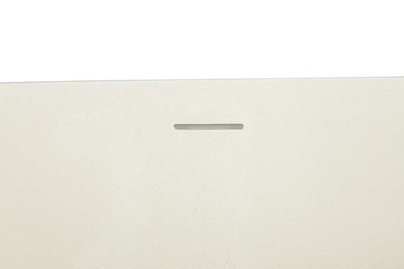 Auroba 67" x 33" Freestanding Soaking Solid Surface Bathtub