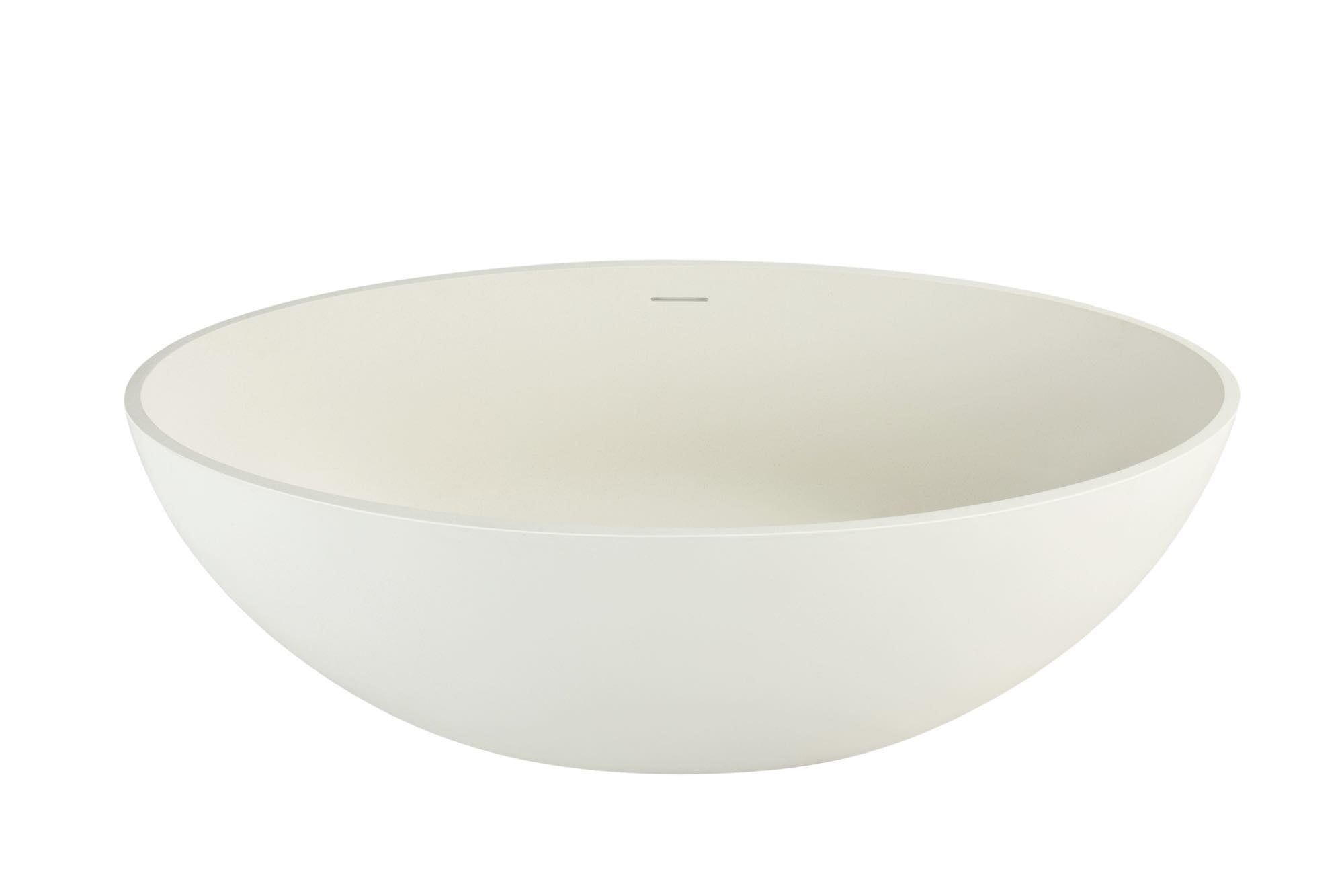 Aurora 67" x 33" Freestanding Soaking Solid Surface Bathtub