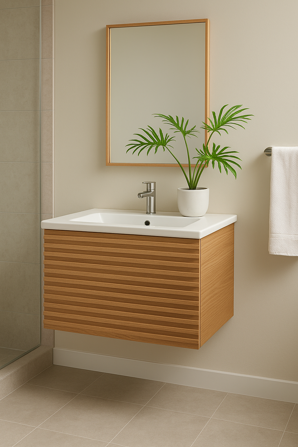 Vienna 30 in.  Single Floating Single Basin Bathroom Cabinet Wall Mounted
