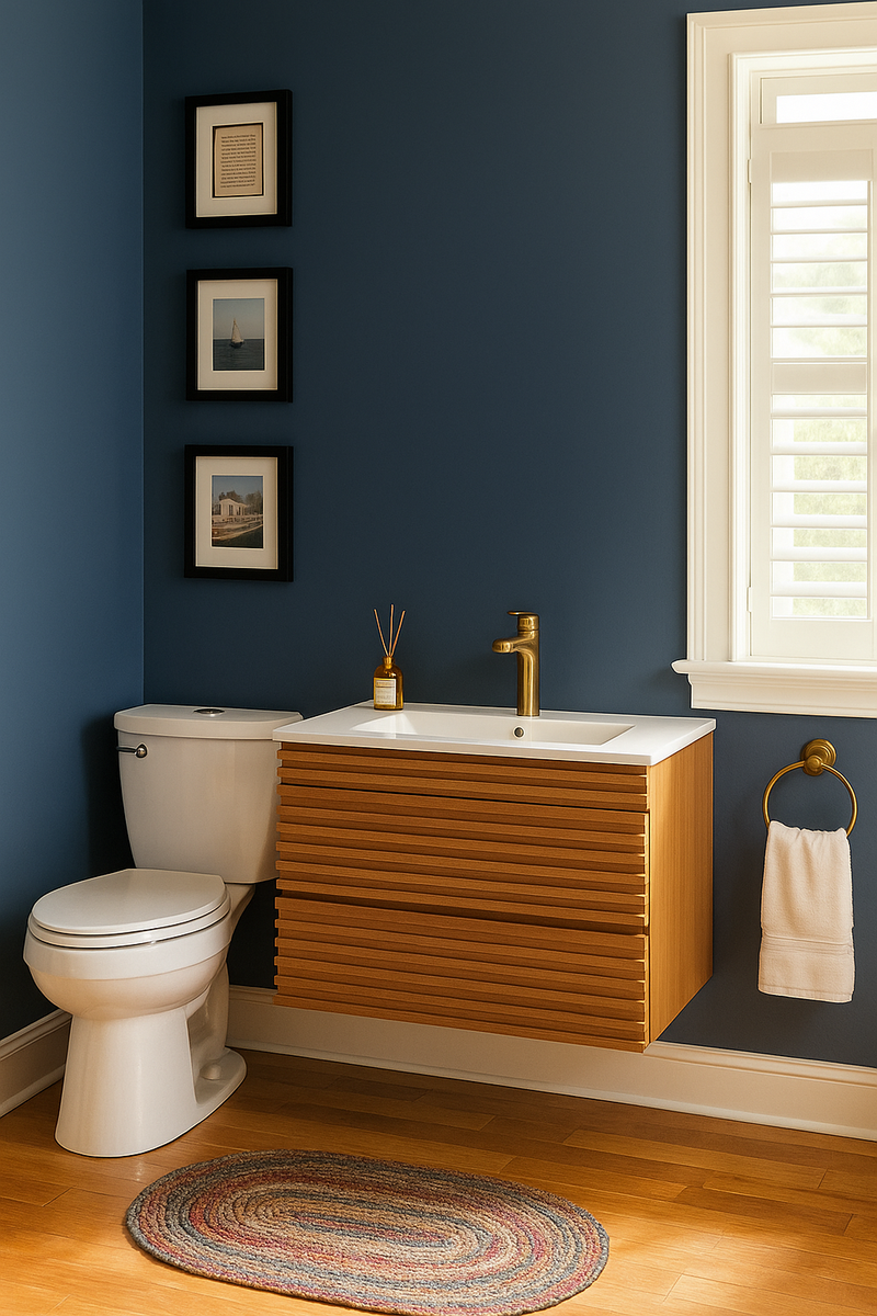 Vienna 36" Single Floating Single Basin Bathroom Cabinet Wall-Mounted