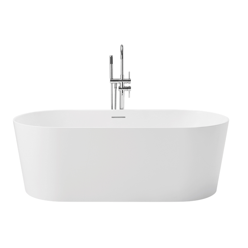 Sigma 67" x 32" Freestanding Soaking Acrylic Bathtub