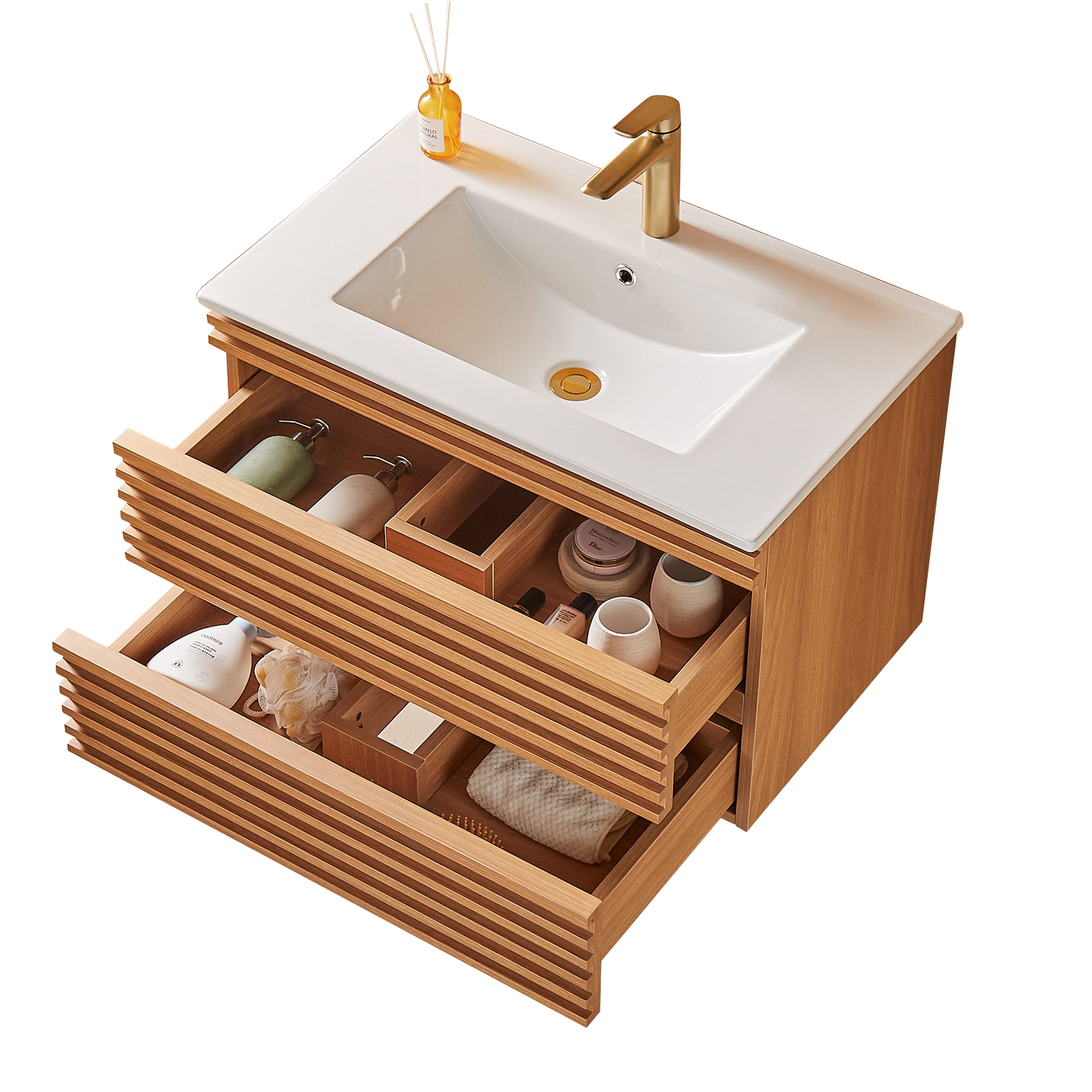 Vienna 36" Single Floating Single Basin Bathroom Cabinet Wall-Mounted