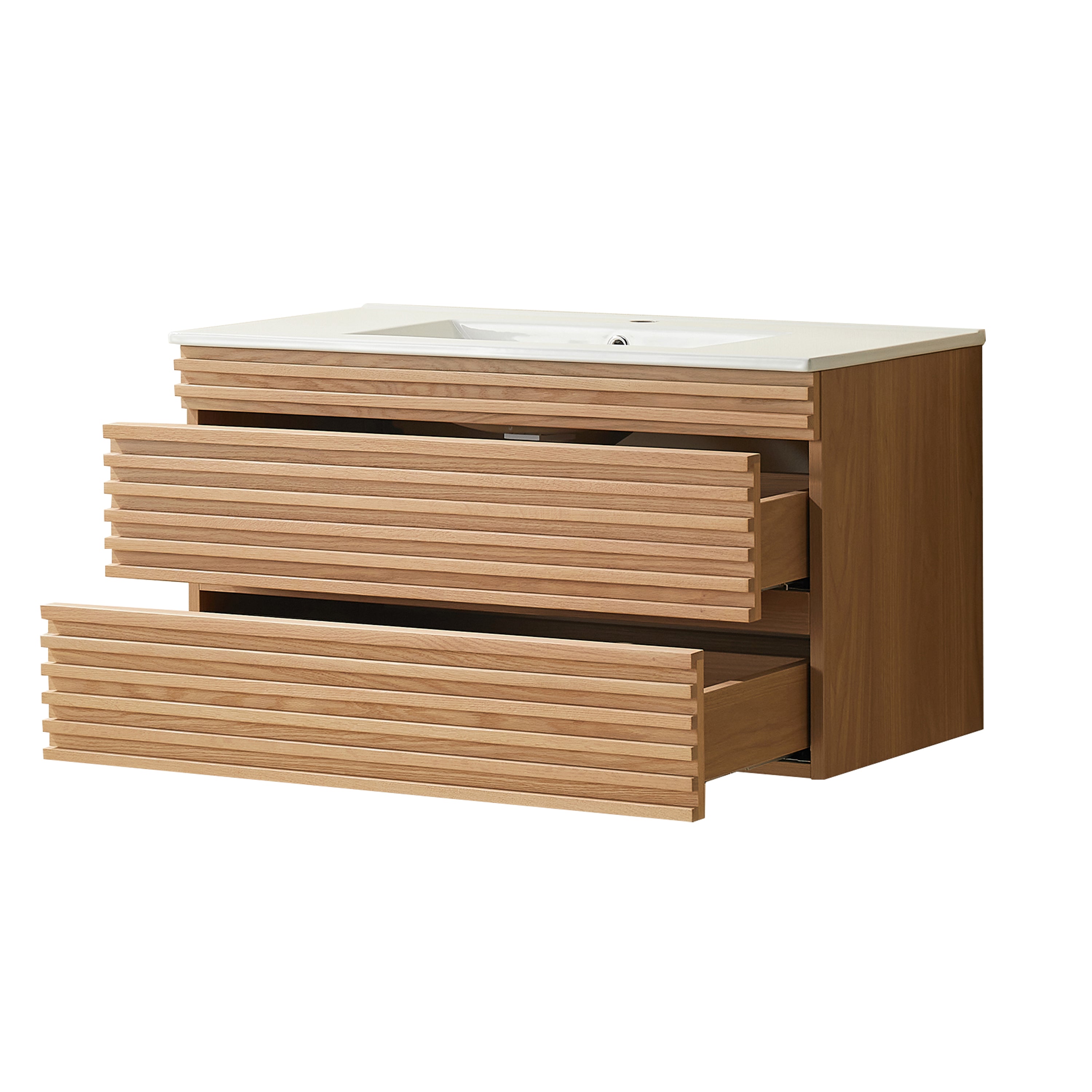 Vienna 30" Single Floating Single Basin Bathroom Cabinet