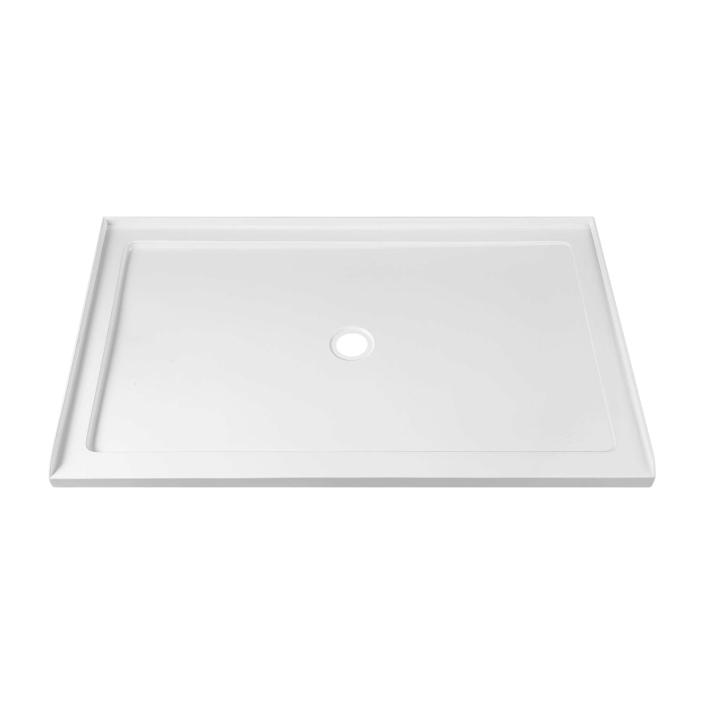 48/60 in. L x 32/36in. W Single Threshold Alcove Shower Pan Base with Left/Right/Center Drain, Anti Slippery
