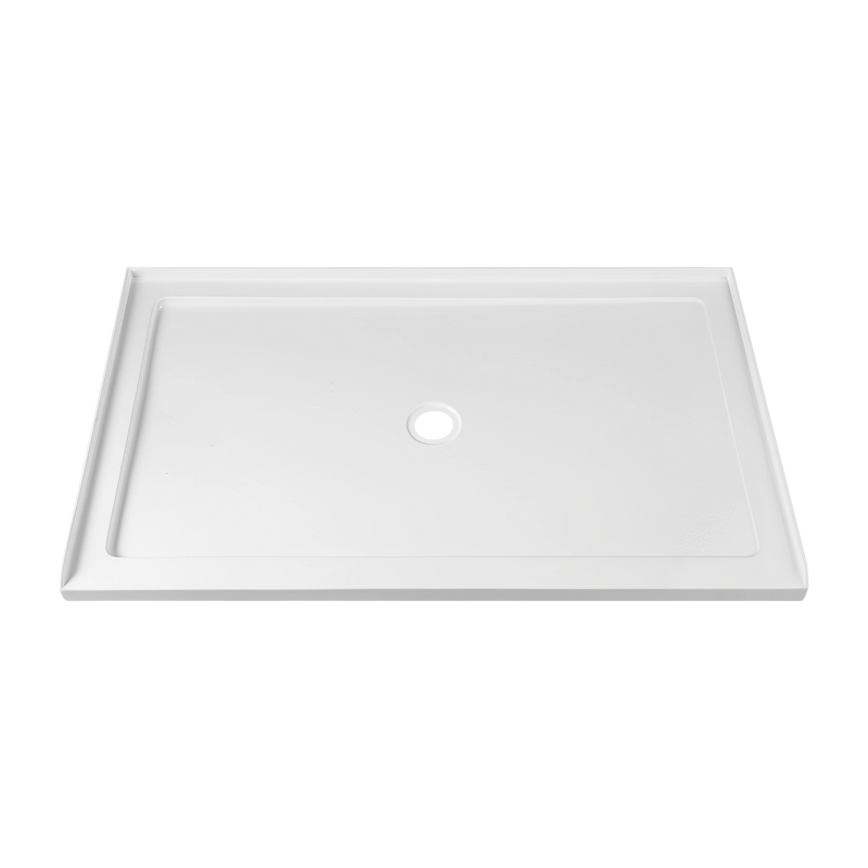 48/60 in. L x 32/36in. W Single Threshold Alcove Shower Pan Base with Left/Right/Center Drain, Anti Slippery