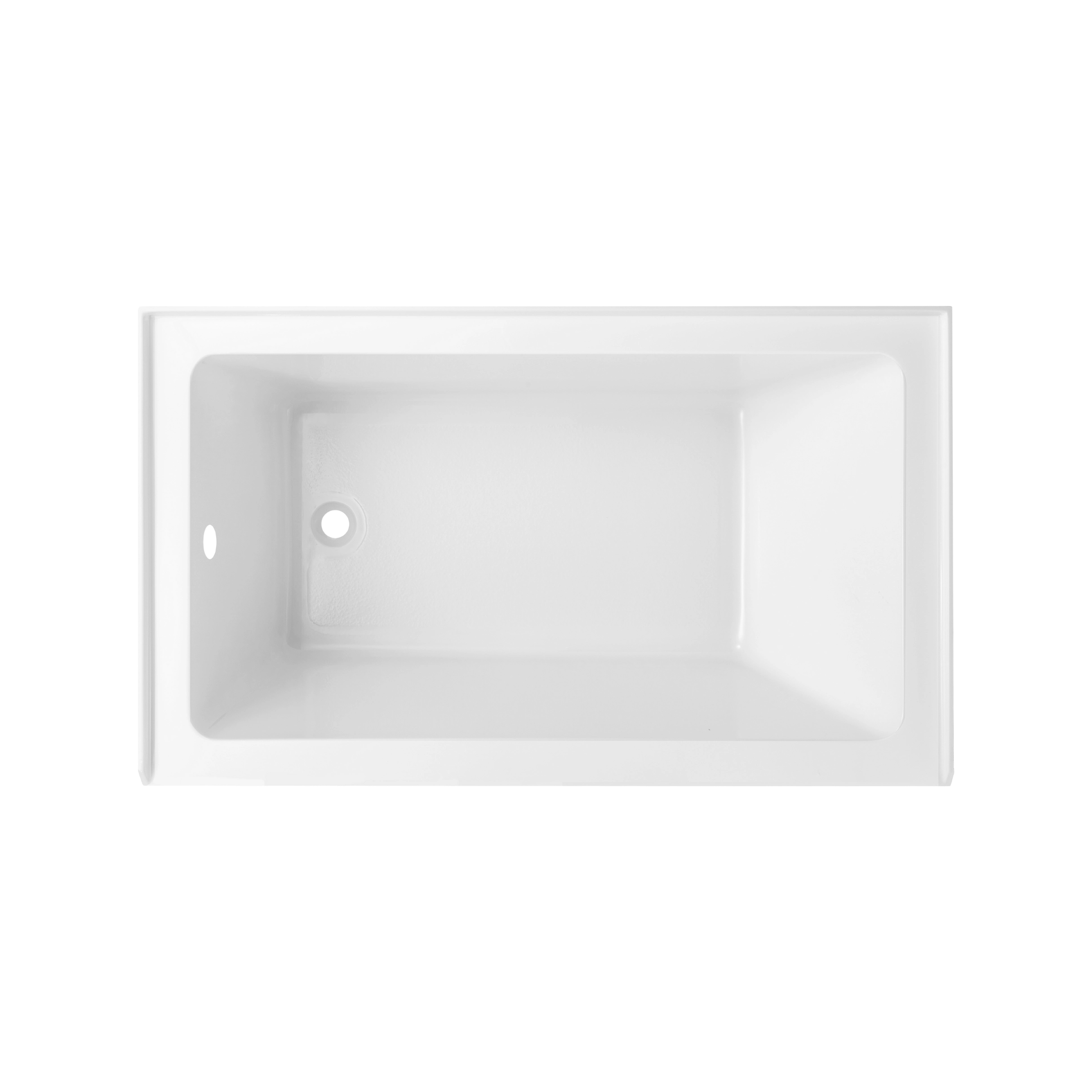 Velora 54 in. x 32 in. Alcove Acrylic Rectangular Apron Front Soaking Bathtub with Left/Right Drain