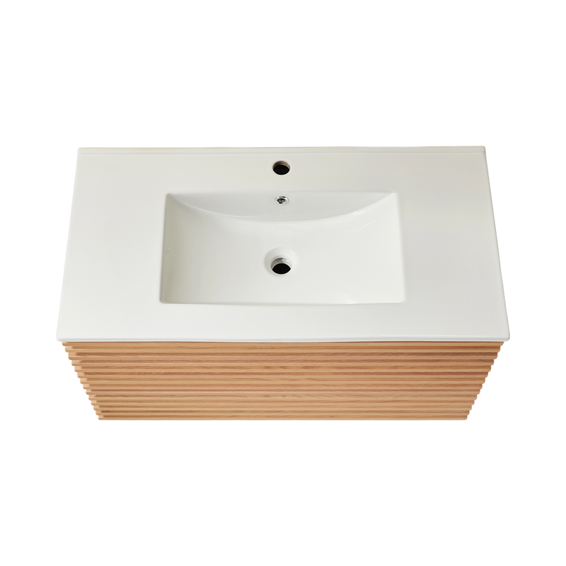 Vienna 30" Single Floating Single Basin Bathroom Cabinet