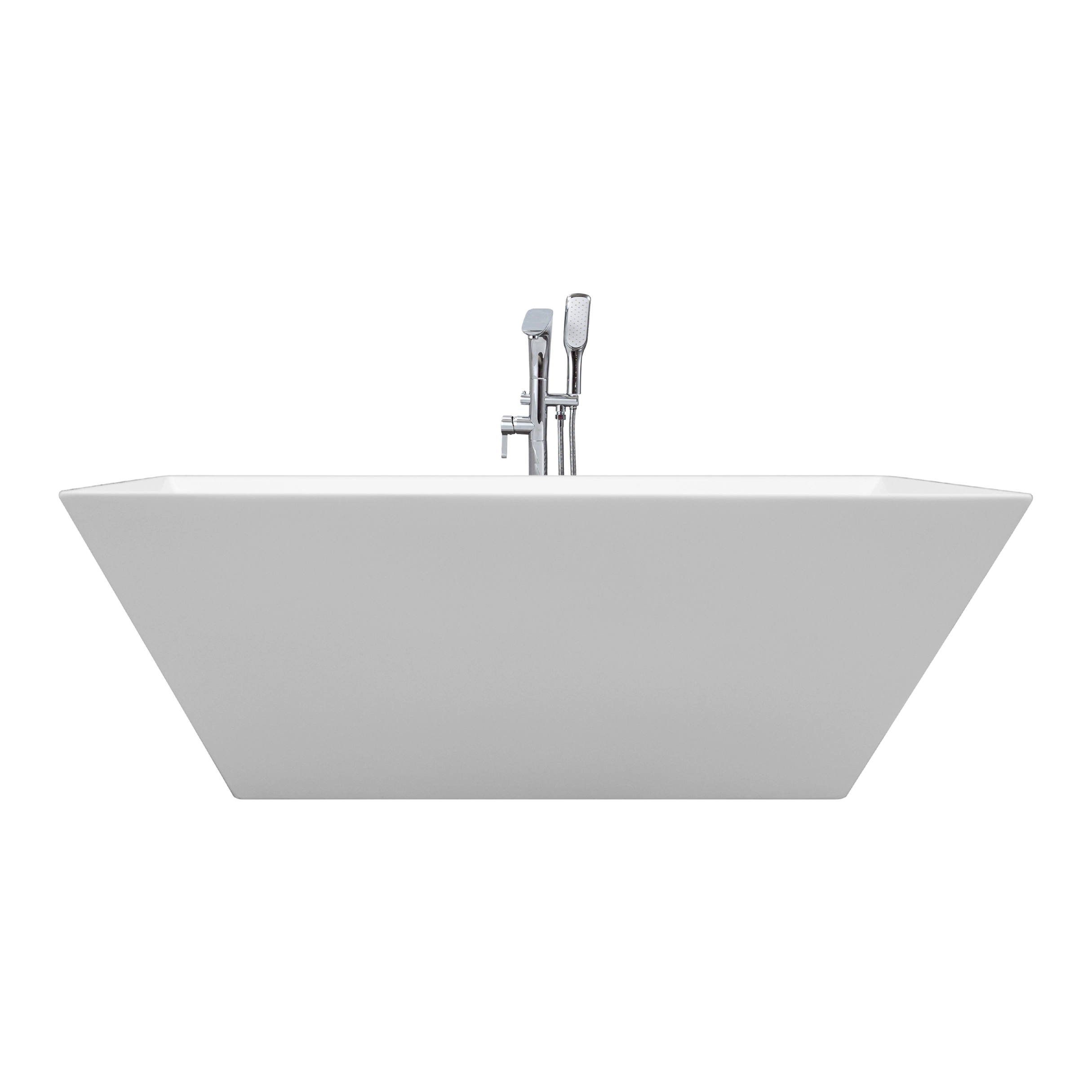 Winton 67" x 31" Freestanding Soaking Acrylic Bathtub