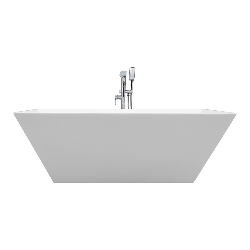 Winton 67" x 31" Freestanding Soaking Acrylic Bathtub